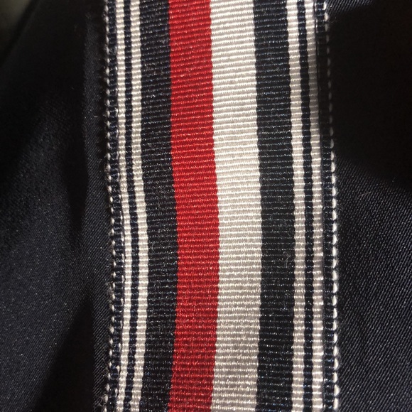 Tommy Hilfiger navy white red pants xxs petite  relaxed fit pants travel office - Picture 2 of 6